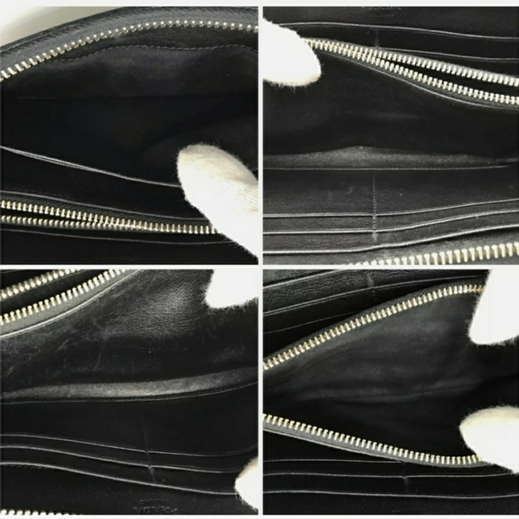 SOLD - PRADA Black Zip Around Long Wallet w/Authentication Card - Picture 3 of 7